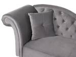 Chaise longue LATTES Gris - Accoudoir monté à droite (vu de face) - Angle à gauche (vu de face)