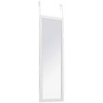 Spiegel an Türen hängen Weiß - Kunststoff - 34 x 110 x 2 cm