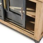 Meuble TV The Hoxton Noir - Bois massif - 155 x 65 x 42 cm