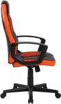 Chaise de bureau Glendale Noir - Orange