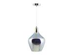 Lampe suspension SANGONE Argenté - Verre - 23 x 148 x 23 cm