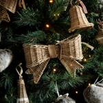 Bow Tree Topper Rustic Rattan Jacky