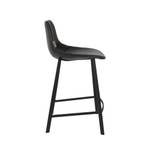 Lot de 2 tabourets de bar Franky Noir