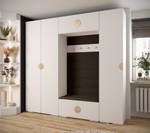 Garderobe Inova 4 Z8 Braun - Gold - Weiß