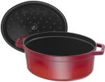 Kasserolle Cocotte Rot - Stein - 2 x 17 x 31 cm