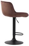 Tabouret de bar Lentini Marron - Noir