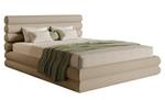 Bett mit Polsterrahmen BUFFALINO Beige - Breite: 160 cm