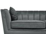 2-Sitzer Sofa GAULA Grau - Silber