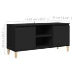 Meuble tv 3009522 Noir