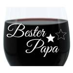 Bester Papa Gravur-Weinglas