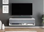 FURNIX meuble tv ALYX avec LED Gris - Blanc