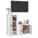 TV-Schrank 2er Set D754 Weiß