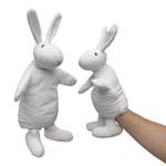 Hut einem und aus Kaninchen Handpuppe