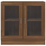 Vitrinenschrank 3005130-1 Eiche Dunkel - Höhe: 80 cm