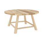 Table basse de jardin Makam Marron - Bois massif - 80 x 40 x 80 cm