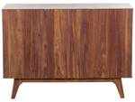 Buffet PITTSBURGH Marron - Blanc - Bois manufacturé - 115 x 82 x 40 cm