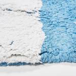 Tapis enfant DRAPA Bleu - Fibres naturelles - 124 x 20 x 167 cm