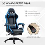 Gaming Stuhl Bürostuhl 921-618V01BK Blau - Textil - 65 x 129 x 65 cm