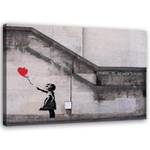 Graffiti mit Ballon M盲dchen Banksy Bild