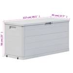 Boîte de rangement 296611 Gris - Matière plastique - 45 x 56 x 117 cm