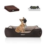 Lit orthopédique pour chien CLARA Beige - Marron - 65 x 18 x 80 cm