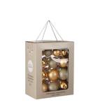 Weihnachtsbaumkugeln-Set Gold - Glas - 7 x 7 x 7 cm