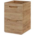 Waschtischunterschrank 40cm in Wotaneich Braun - Holzwerkstoff - 40 x 59 x 41 cm