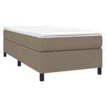 Cadre de lit 3016024-2 Noir - Taupe - Largeur : 90 cm