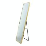 Stehender Spiegel Alux Gold - Metall - 40 x 150 x 4 cm