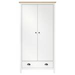 Kleiderschrank 3002597 Braun - Weiß