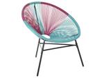 Fauteuil coin lecture ACAPULCO Noir - Bleu - Multicolore - Rose foncé - Turquoise - Lot de 2