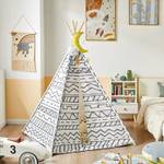 Tente Enfant OSS03-A03 En partie en bois massif - 120 x 158 x 115 cm