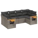 Gartensitzgruppe K4942(6-tlg) Grau - Massivholz - 69 x 62 x 62 cm