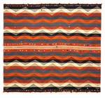 Tapis Jajim LVIII Rouge - Textile - 172 x 1 x 187 cm