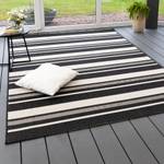 Outdoorteppich Bergen Streifen Schwarz - 240 x 330 cm