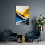 KUNSTDRUCK Golden Peaks 3 70 x 100 cm