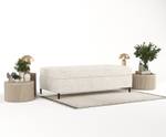 Boxspringbett Currey Creme - Breite: 90 cm - H3