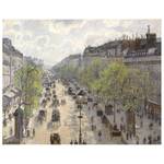 Leinwandbild Boulevard Montmartre Textil - 2 x 60 x 75 cm