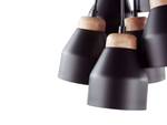 Lampe suspension CESTOS Noir - Marron - Métal - 12 x 68 x 12 cm