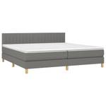 Boxspringbett 3017288-20 Dunkelgrau - Breite: 200 cm