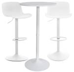 Set de table de bar Medora Blanc