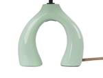 Lampe de table ABBIE Vert - Vert clair - Blanc