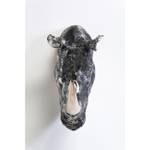 Deko Kopf Rhino Antique Grau - Kunststoff - Stein - 19 x 53 x 44 cm