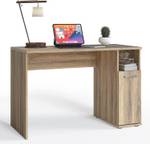 Schreibtisch mit breiter Arbeitsfläche Braun - Holzwerkstoff - 52 x 73 x 110 cm