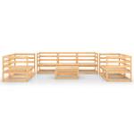 Garten-Lounge-Set Braun - Massivholz - Holzart/Dekor - 70 x 30 x 70 cm