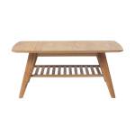 Table basse Rhoda Marron - En partie en bois massif - 110 x 45 x 70 cm