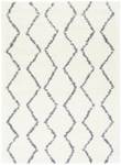 Hochflor Shaggy Teppich TOLEDO Weiß - Kunststoff - Textil - 200 x 3 x 274 cm