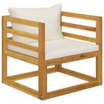 Mobilier de jardin (lot de 6) 3009697-4 Blanc - Bois massif - Bois/Imitation - 70 x 60 x 70 cm