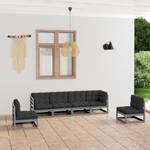 Garten-Lounge-Set (6-teilig) 3009895-2 Anthrazit - Grau