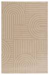 Kurzflor Boho Teppich - 120cm x 160cm Beige - 120 x 160 cm